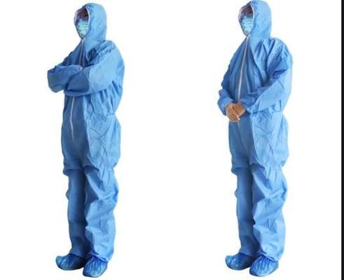 Fluid Resistant Breathable SMS Disposable Isolation Gowns