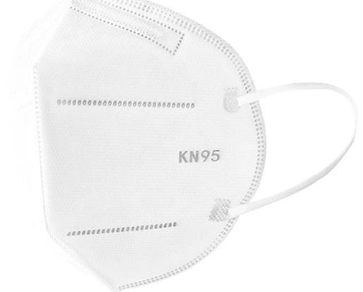 White Adult Size Disposable N95 Earloop Mask