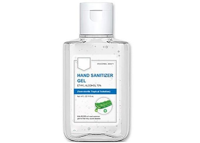 Sanitizer anti-bacteriano à base de álcool 0 da mão 60ml