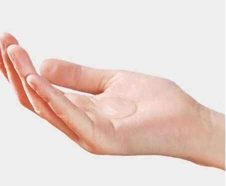 Sanitizer anti-bacteriano transparente 1 da mão dos adultos