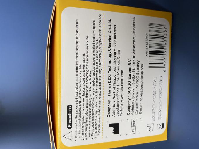 Máscara PM2.5 Kn95 dobrável Dustproof médica